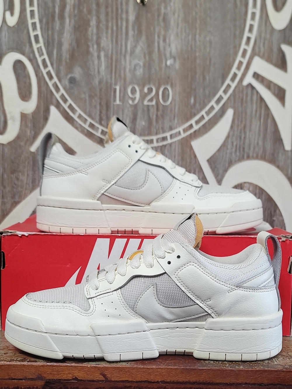 🔥 Nike Dunk Low Disrupt "Coconut Milk" Like New Wmns 8.5 Fast Shipping - Picture 4 of 15